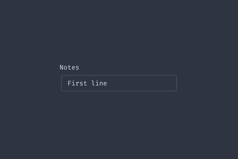 TextArea preview